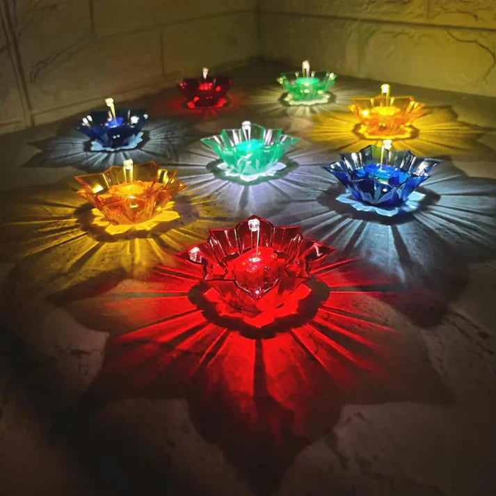 Reflective Shadow Diya Set