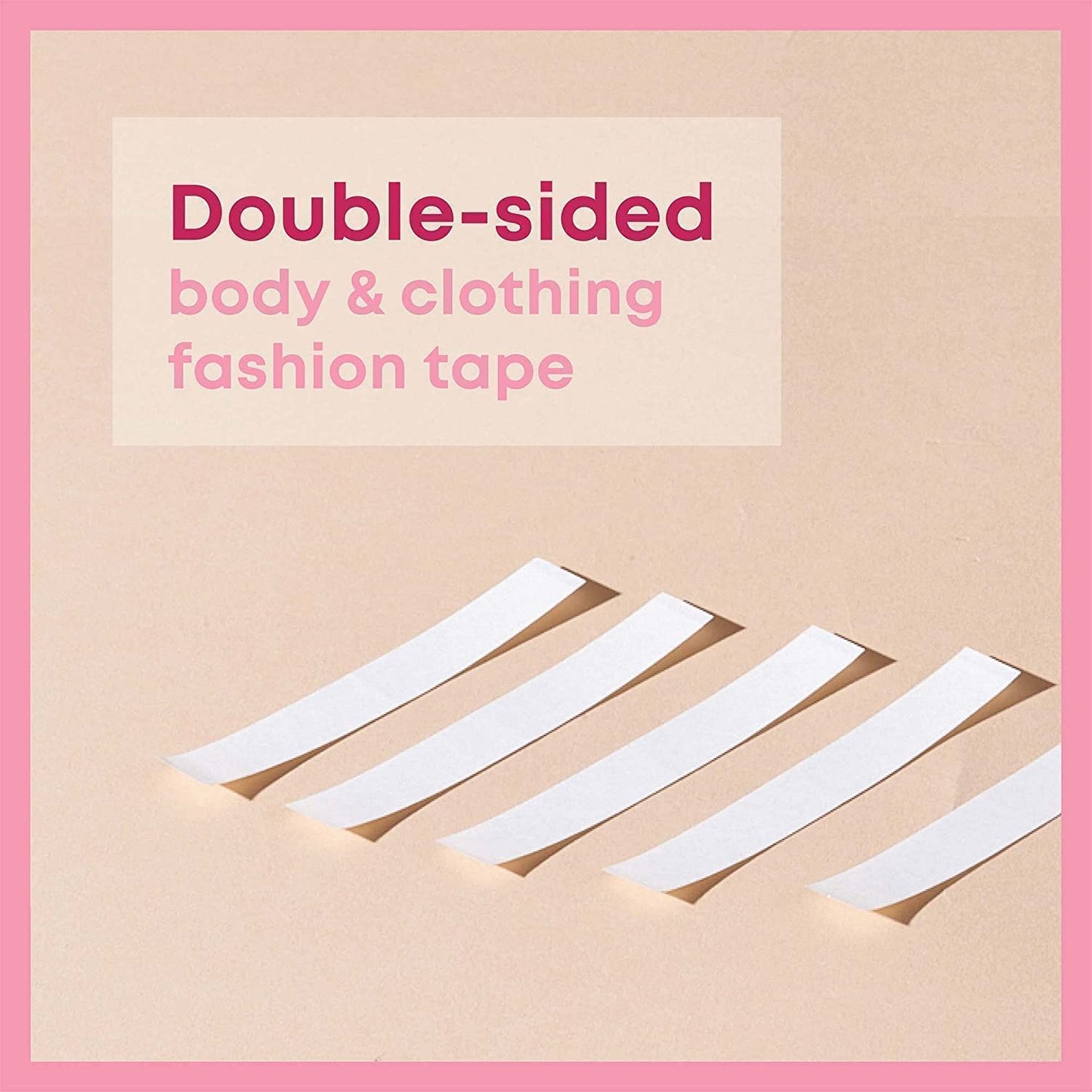 Soldfly Women Body Tape clothes Tape for Double Sided Tape for Clothes Cloth Tape for Women Body Tape Clothes Fabric Tape Dress Tape stick on tape for clothes (Pack of 36)