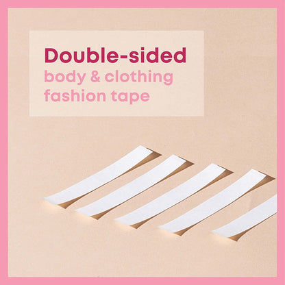 Soldfly Women Body Tape clothes Tape for Double Sided Tape for Clothes Cloth Tape for Women Body Tape Clothes Fabric Tape Dress Tape stick on tape for clothes (Pack of 36)