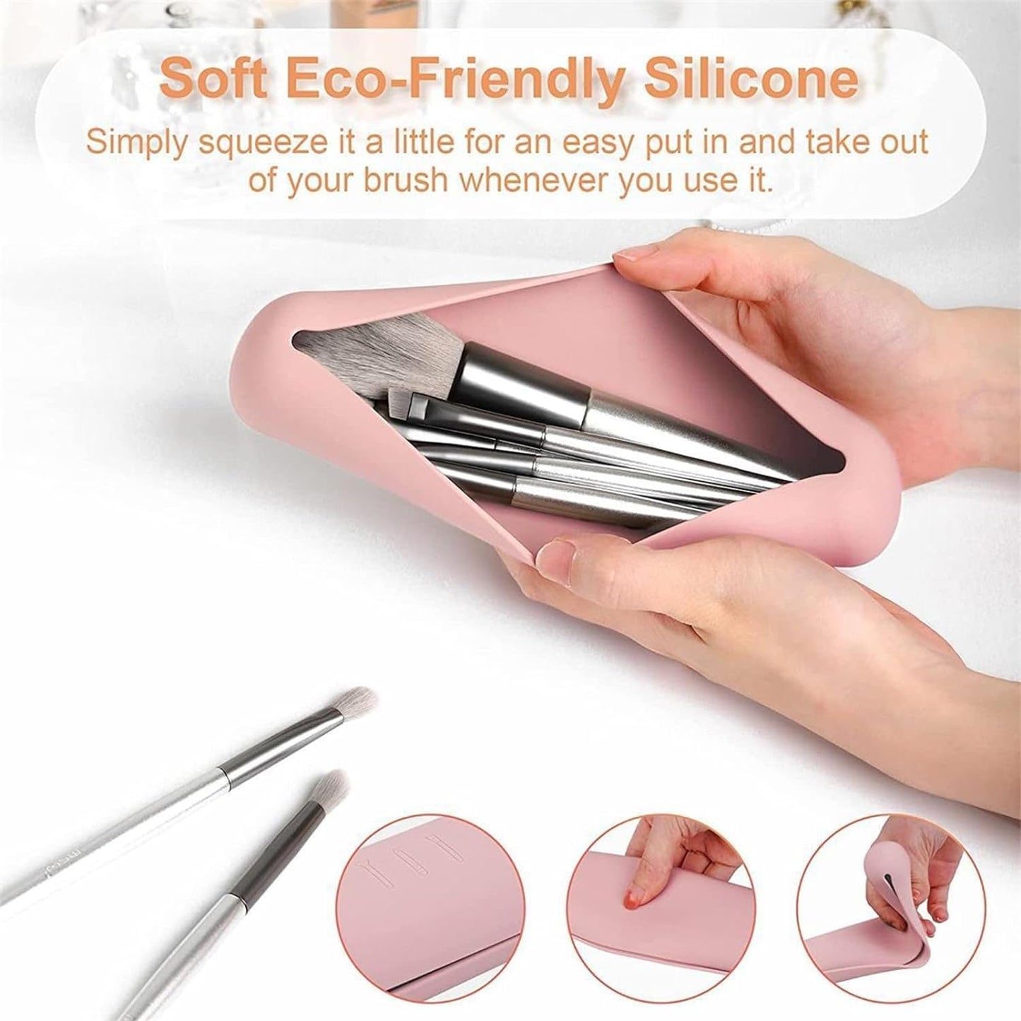 Silicone Makeup Brush Holder