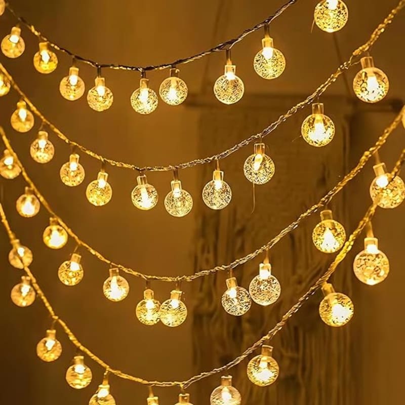 Crystal Bubble Ball String Led Lights